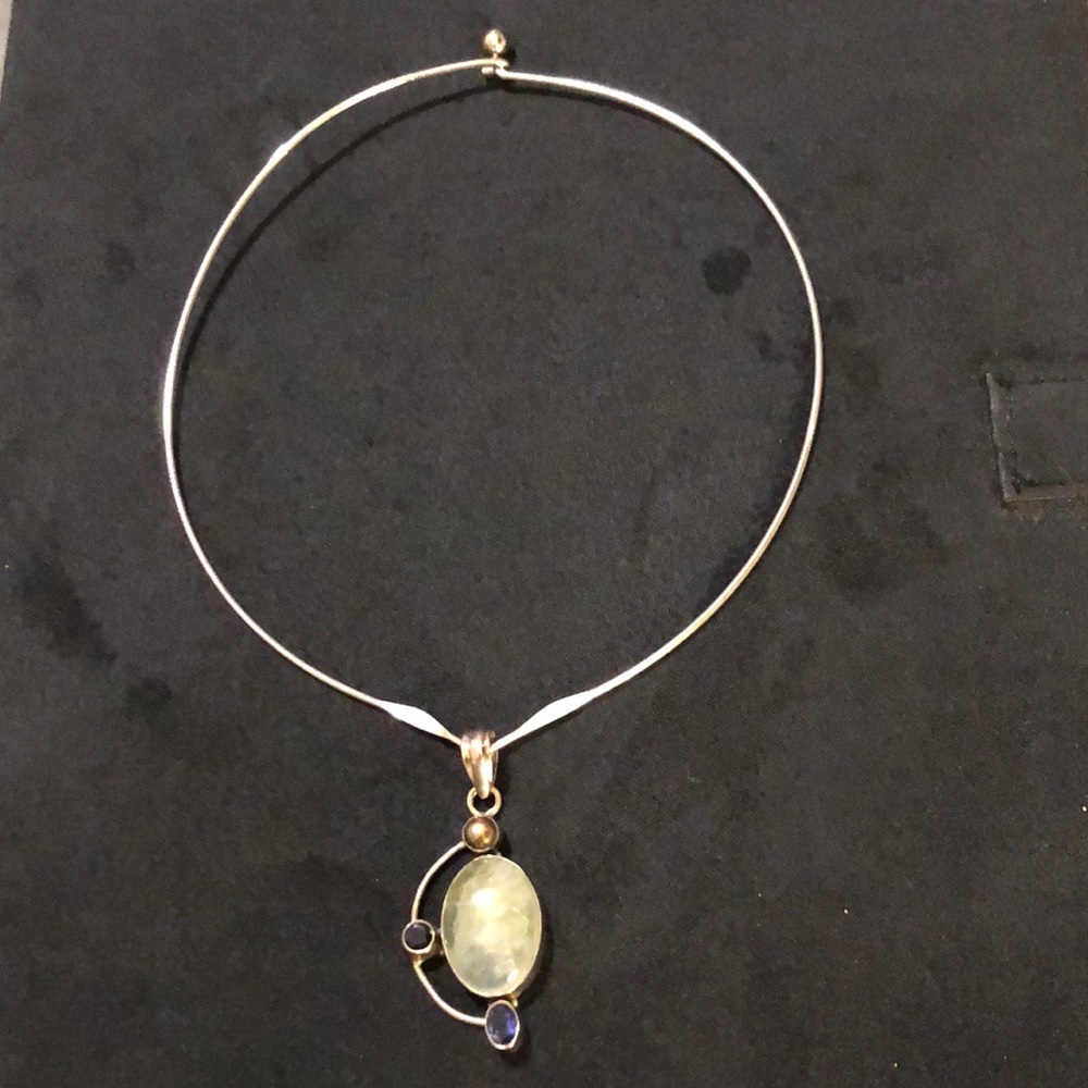 Vantage Solid Sterling Silver Necklace - image 1